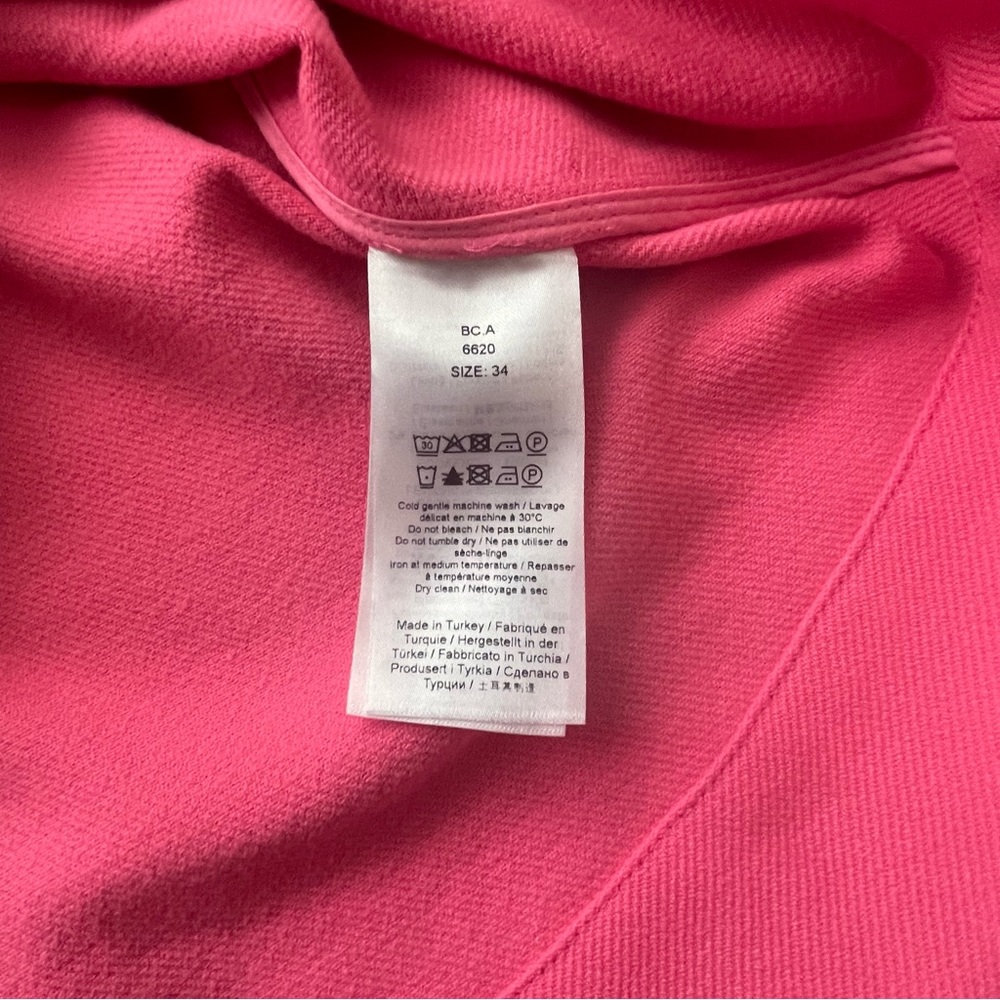 Ganni Stretch suiting v-neck mini dress - Picture 12 of 13